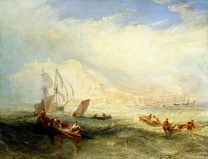 Line Fishing, Off Hastings by Joseph Mallord William Turner